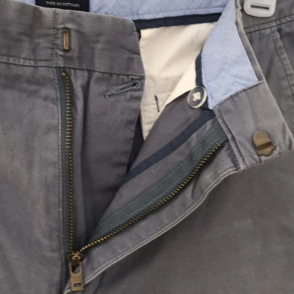 J. CREW Gray Rivington 100% Cotton Bermuda Shorts Size 35W